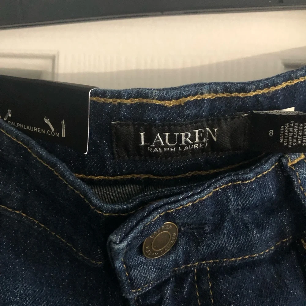 Lauren Ralph Lauren NWT High-Rise  Straight-Leg Women’s Jeans in Marina WashBlue
